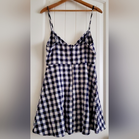 Wild Honey blue and white gingham mini dress - Picture 6 of 6